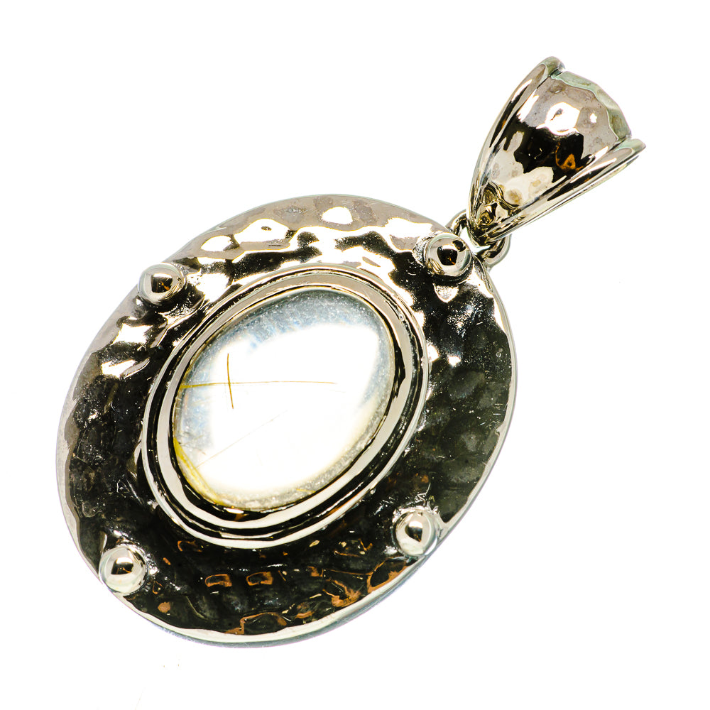 Rutilated Quartz Pendants handcrafted by Anasilvercos - PD734582
