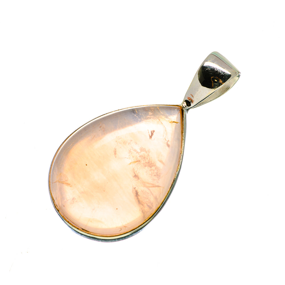 Rose Quartz Pendants handcrafted by Anasilvercos - PD734612