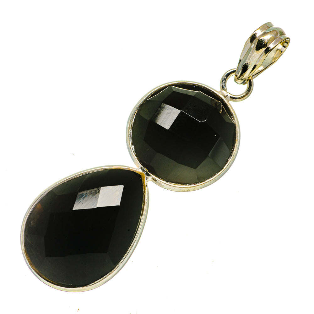 Black Onyx Pendants handcrafted by Anasilvercos - PD734869