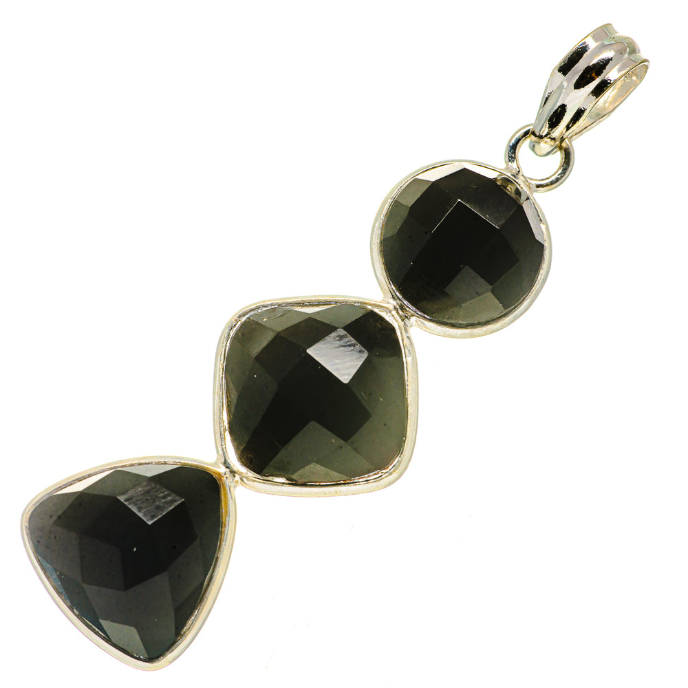 Black Onyx Pendants handcrafted by Anasilvercos - PD735122