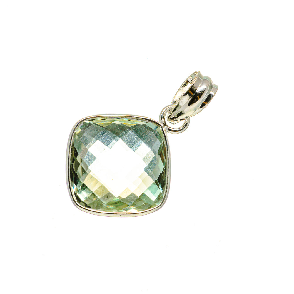 Green Amethyst Pendants handcrafted by Anasilvercos - PD735174