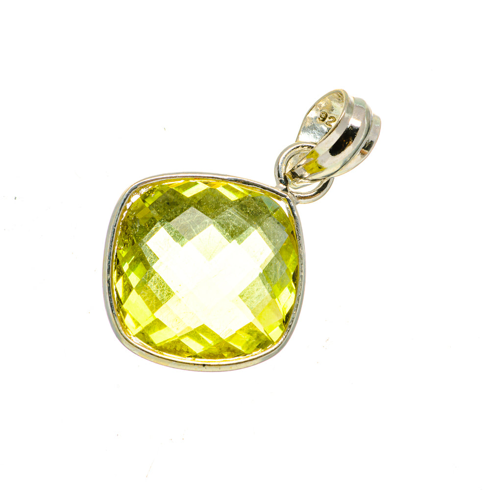 Lemon Quartz Pendants handcrafted by Anasilvercos - PD735268