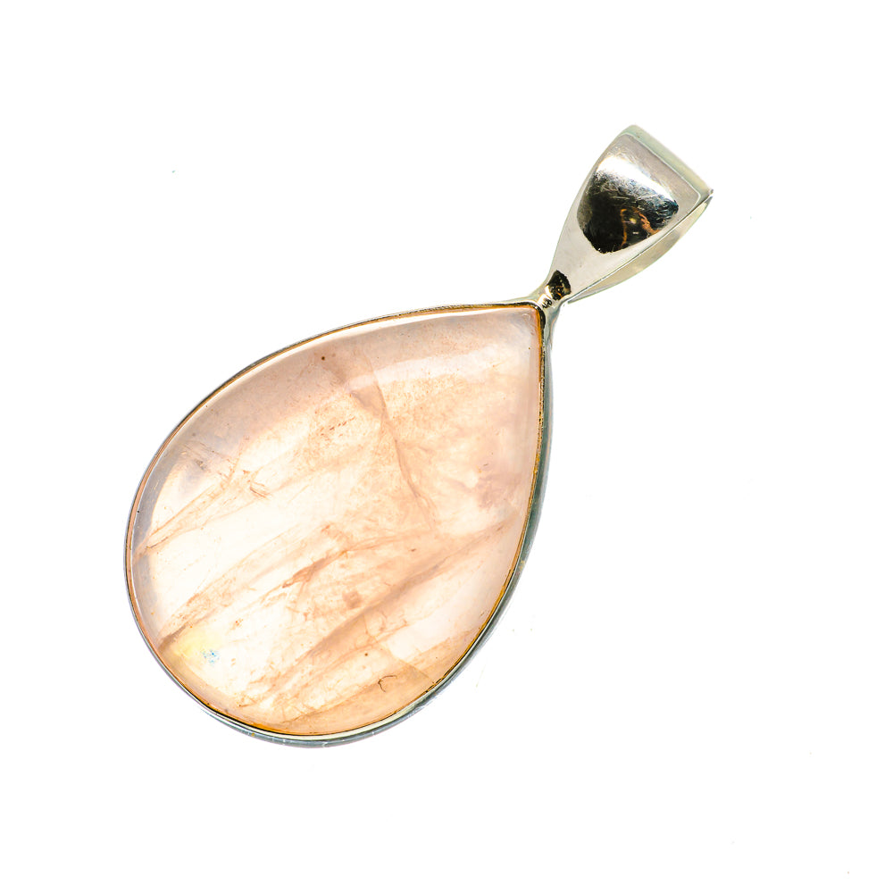 Rose Quartz Pendants handcrafted by Anasilvercos - PD735403