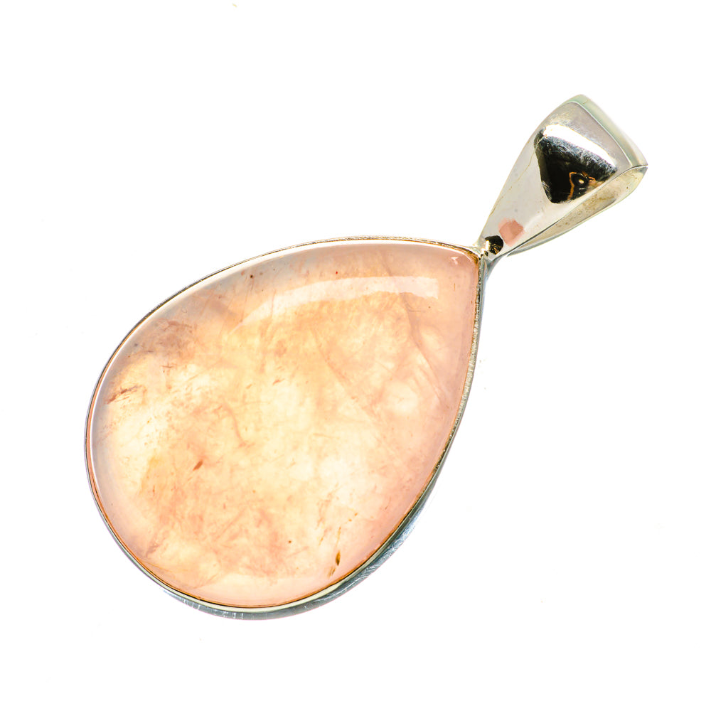 Rose Quartz Pendants handcrafted by Anasilvercos - PD735670