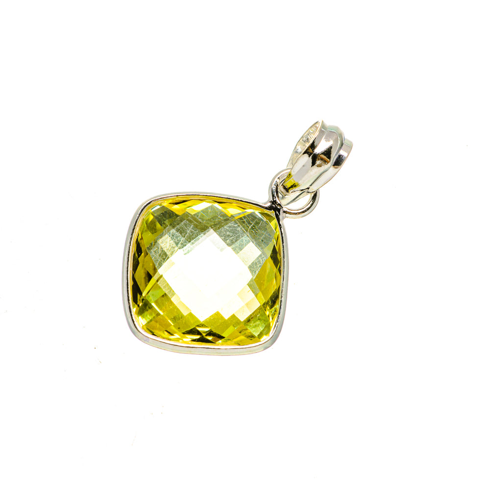 Lemon Quartz Pendants handcrafted by Anasilvercos - PD735682