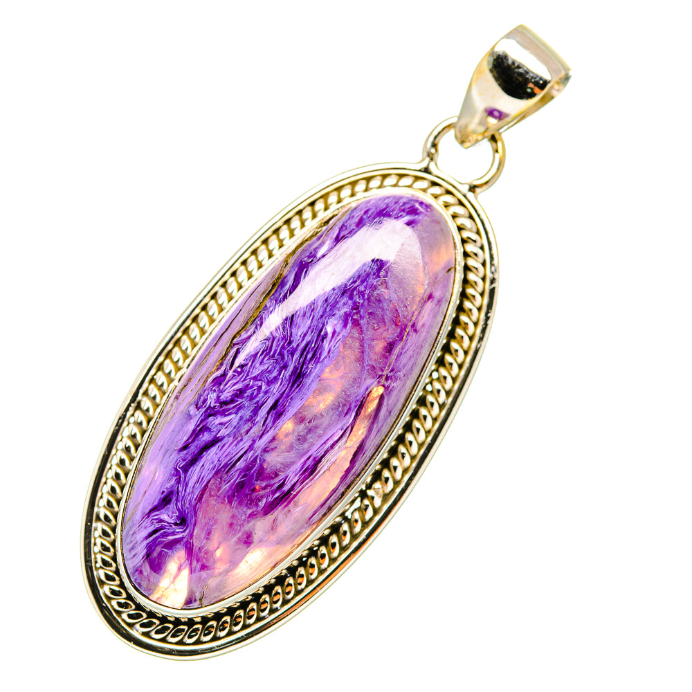Charoite Pendants handcrafted by Anasilvercos - PD7357