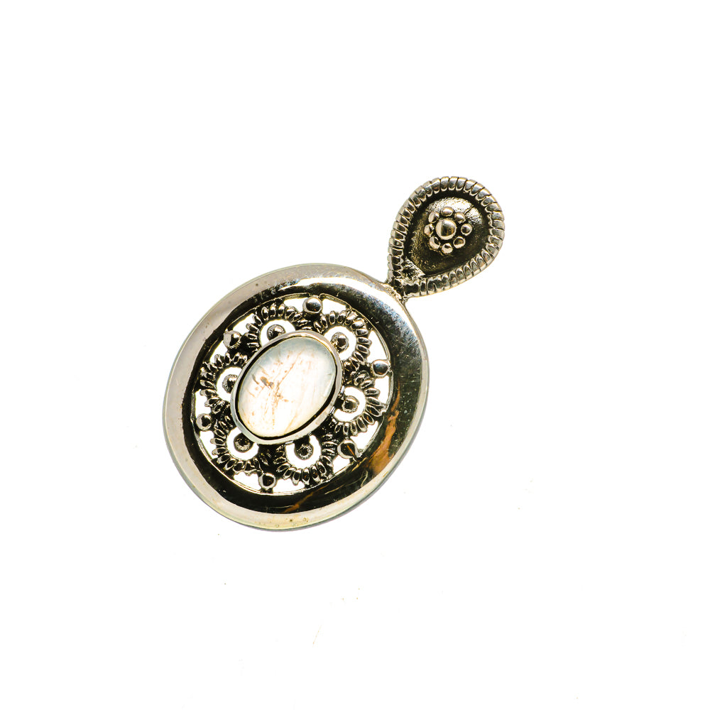 Rainbow Moonstone Pendants handcrafted by Anasilvercos - PD735772