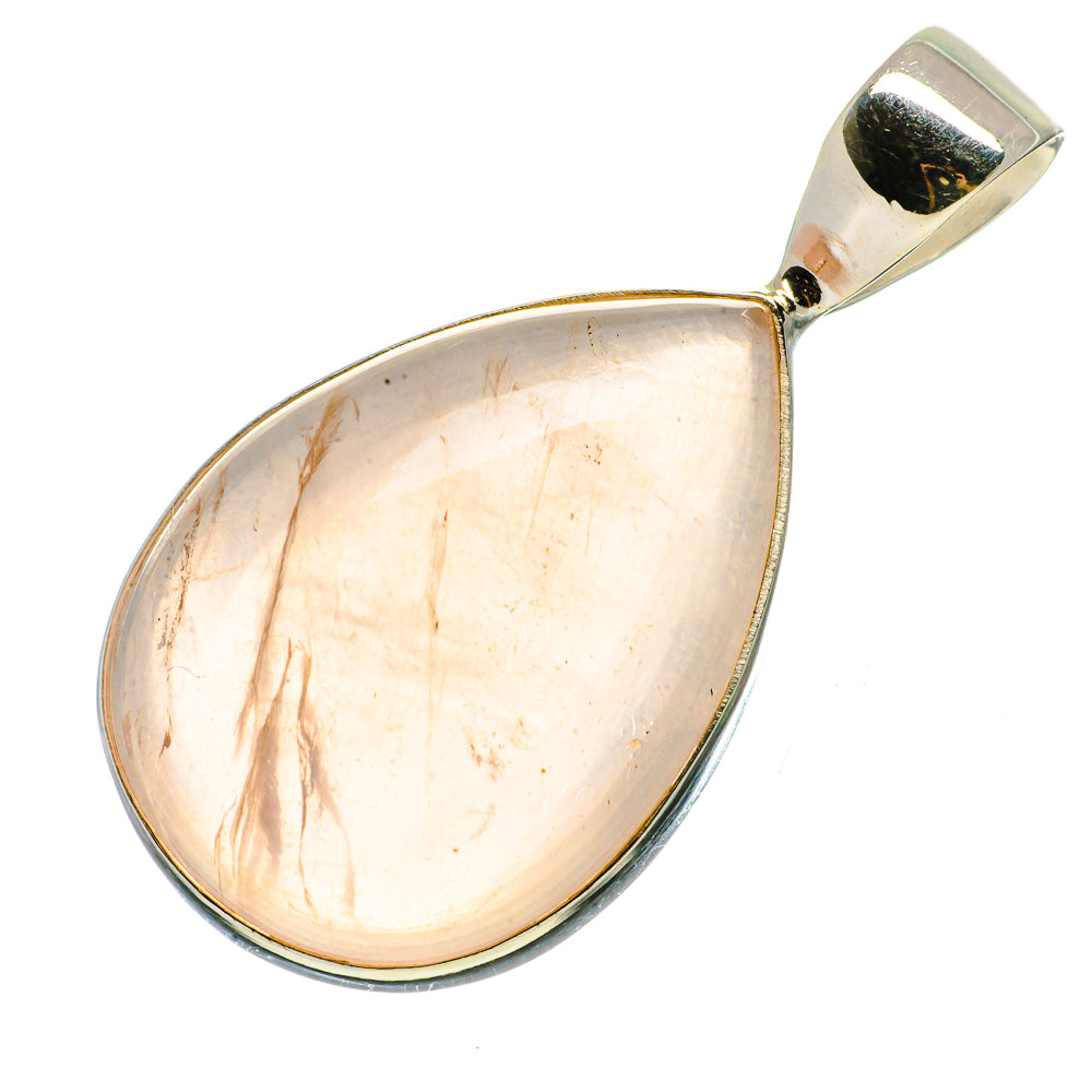 Rose Quartz Pendants handcrafted by Anasilvercos - PD735793