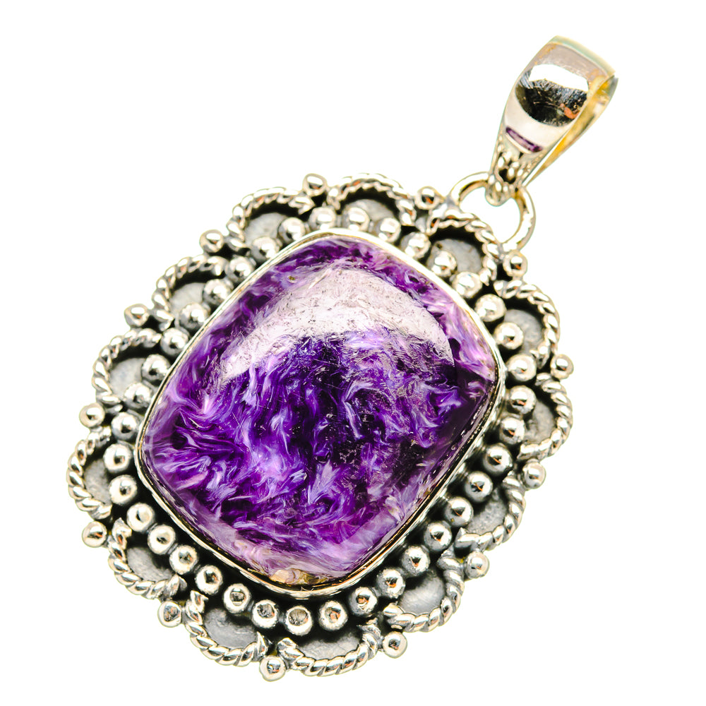 Charoite Pendants handcrafted by Anasilvercos - PD7358
