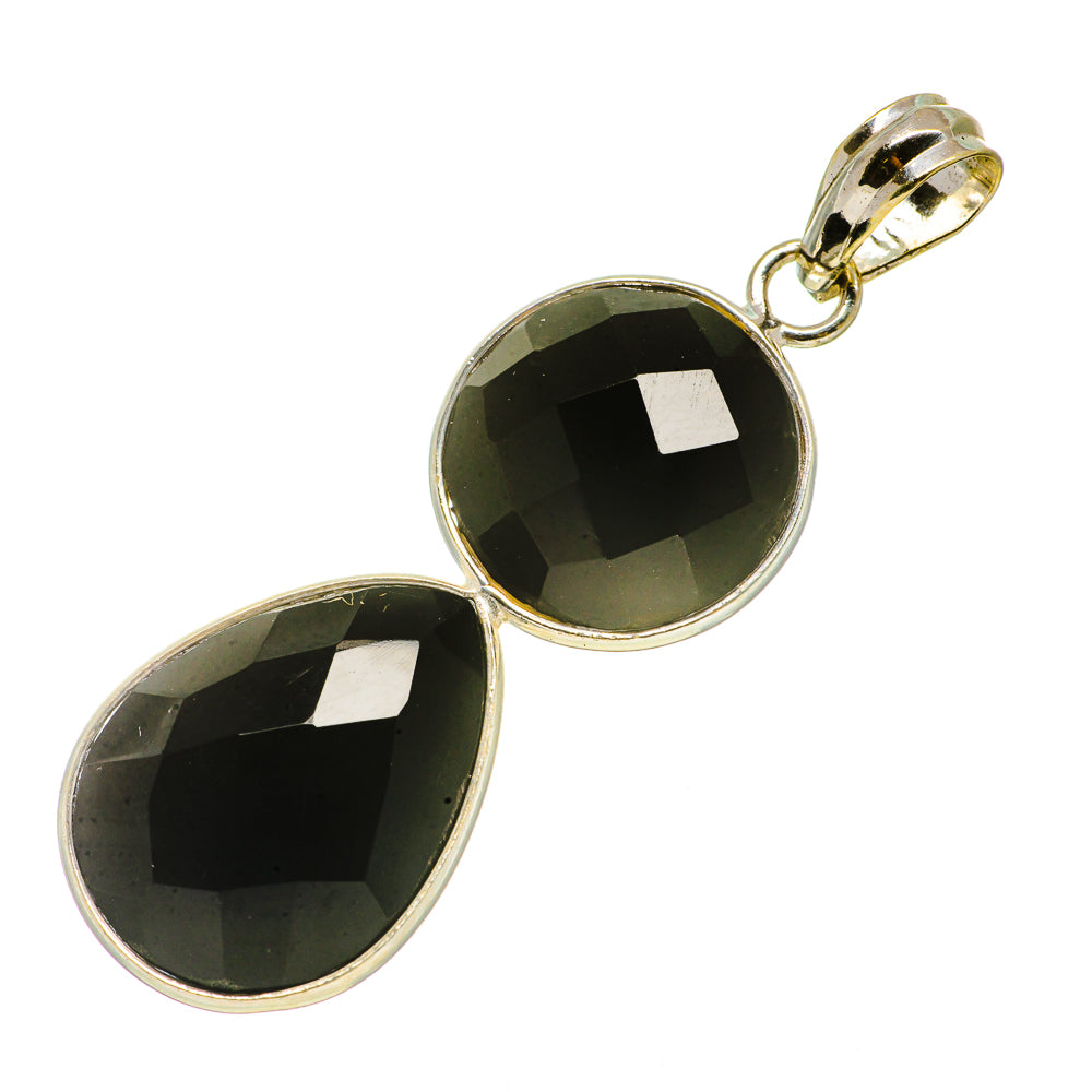 Black Onyx Pendants handcrafted by Anasilvercos - PD735850 - Photo 2