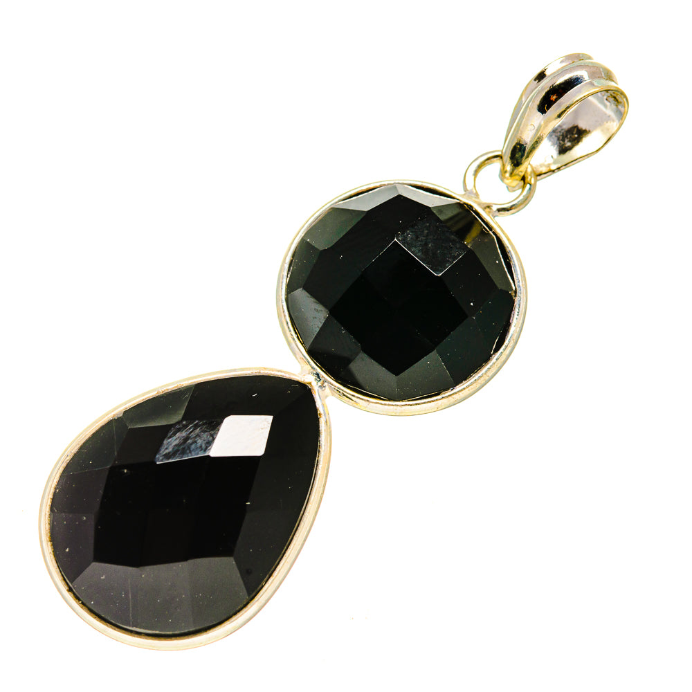 Black Onyx Pendants handcrafted by Anasilvercos - PD736019