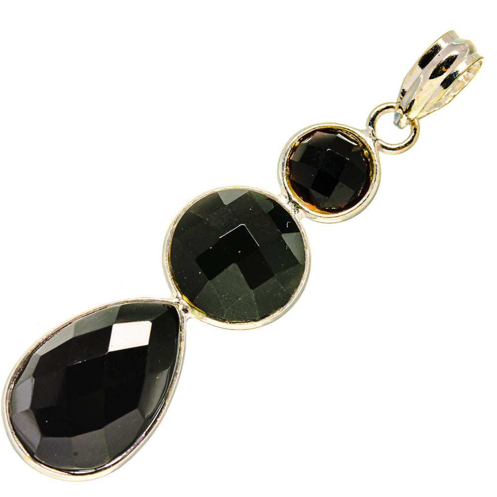 Black Onyx Pendants handcrafted by Anasilvercos - PD736061