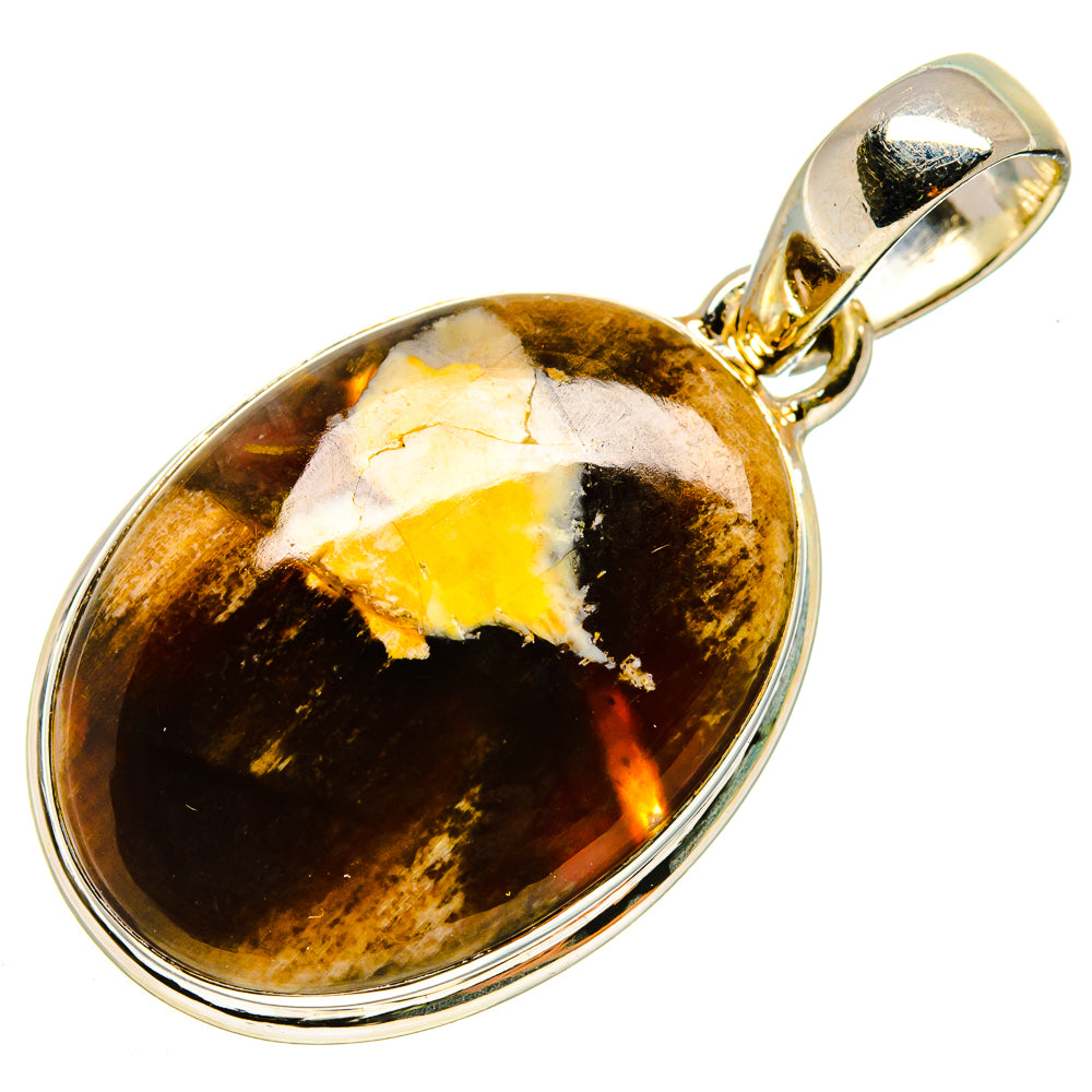 Peanut Wood Jasper Pendants handcrafted by Anasilvercos - PD736605