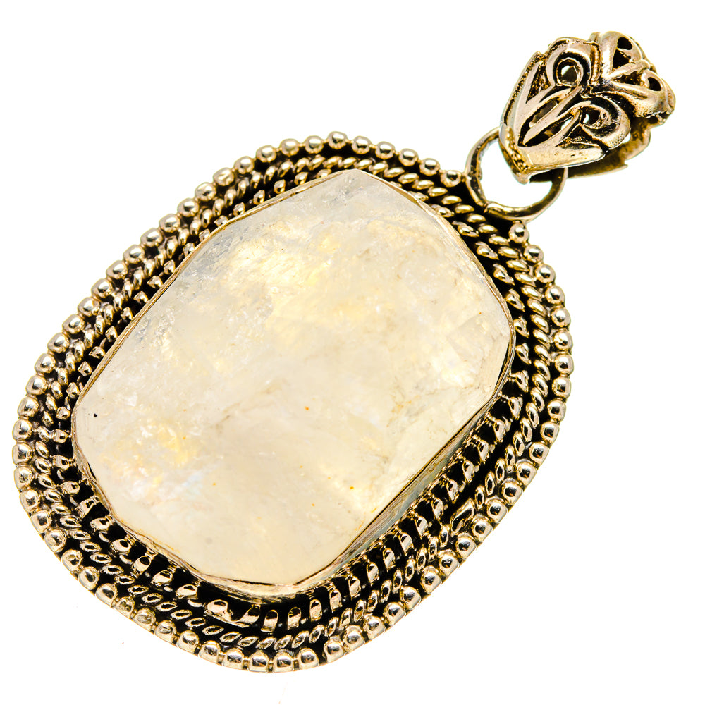 Rainbow Moonstone Pendants handcrafted by Anasilvercos - PD736701