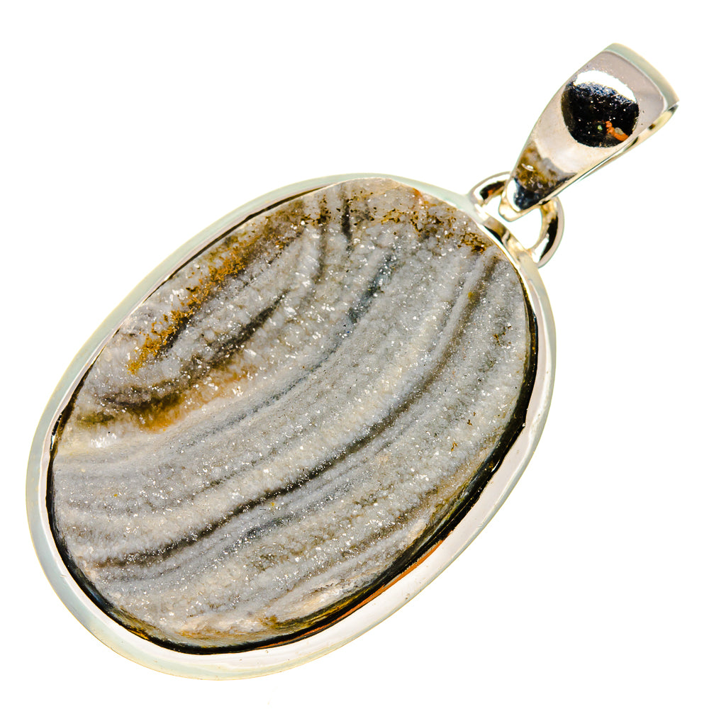 Desert Druzy Pendants handcrafted by Anasilvercos - PD736702