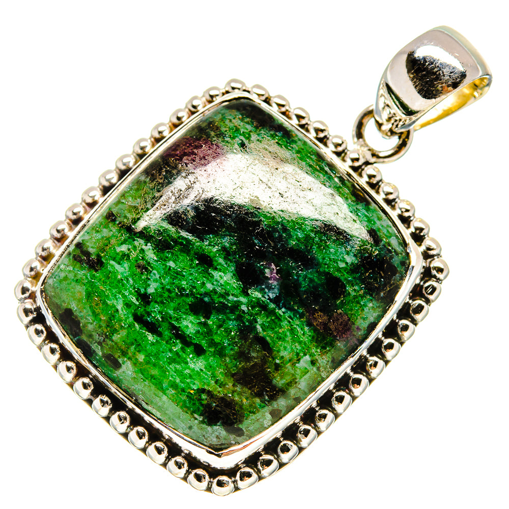 Ruby Zoisite Pendants handcrafted by Anasilvercos - PD736923
