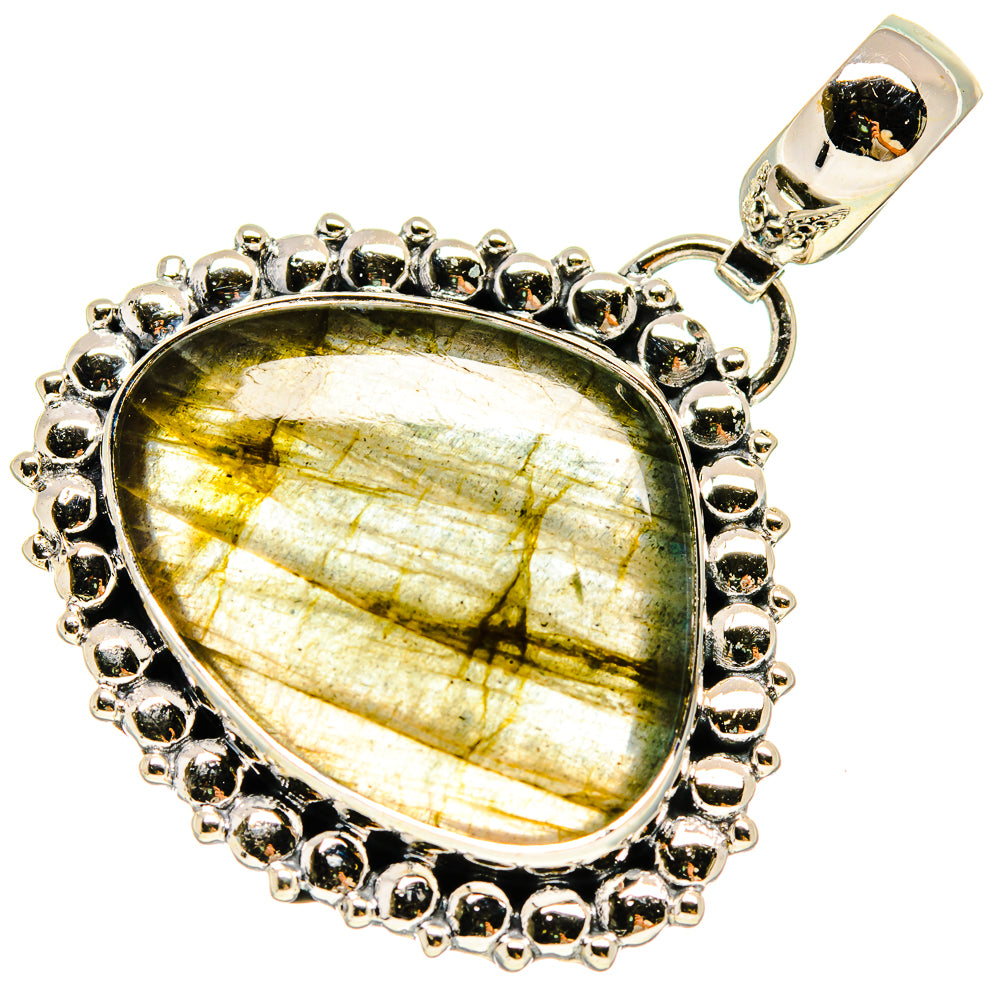Labradorite Pendants handcrafted by Anasilvercos - PD736982 - Photo 2