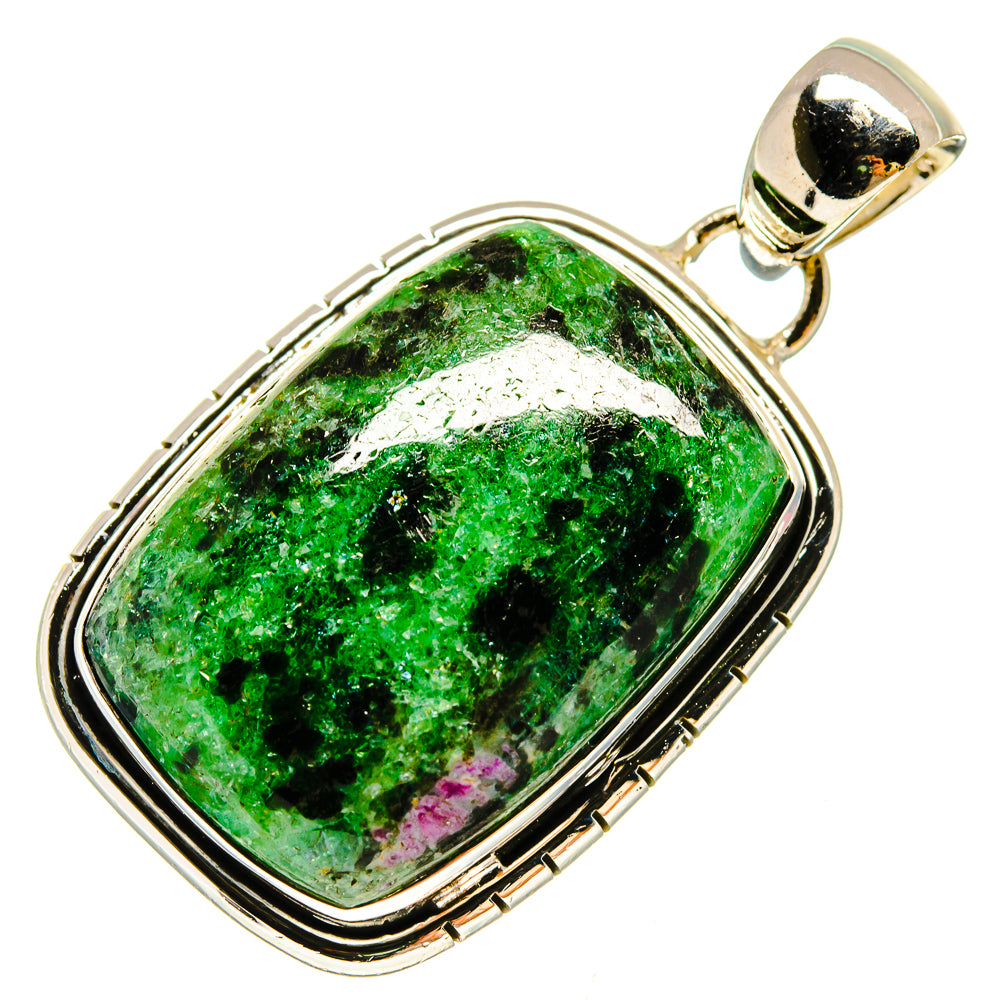 Ruby Zoisite Pendants handcrafted by Anasilvercos - PD736985