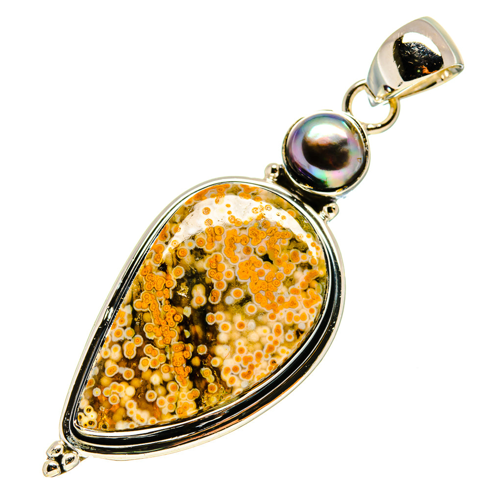 Ocean Jasper Pendants handcrafted by Anasilvercos - PD737196