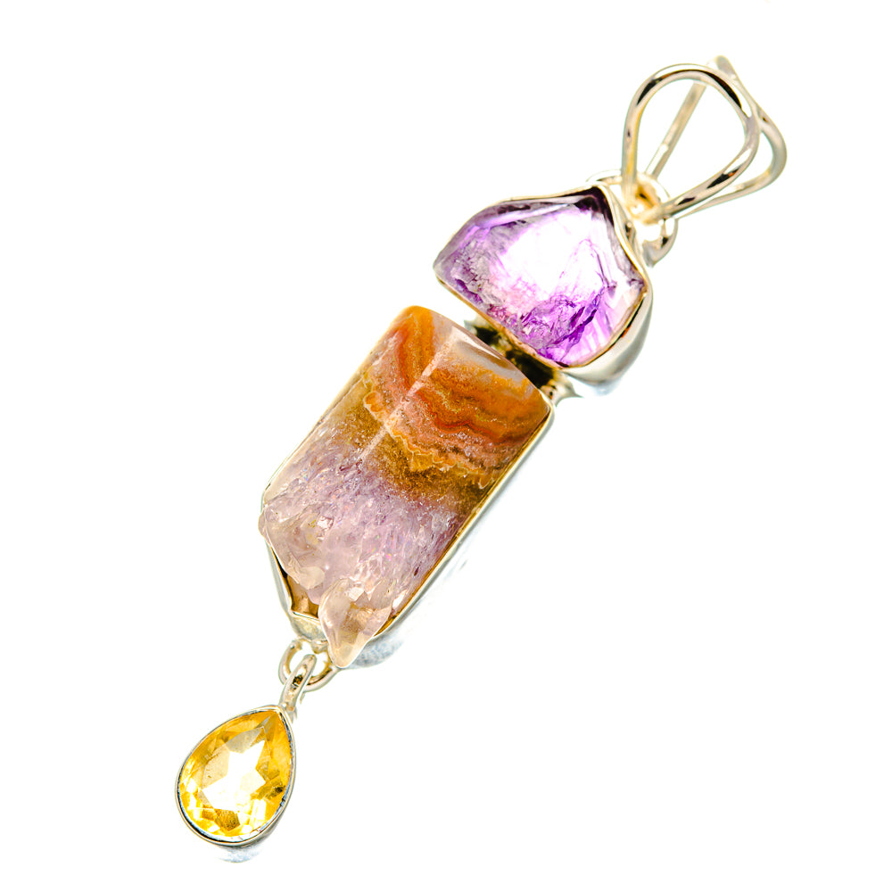 Amethyst Stalactite Pendants handcrafted by Anasilvercos - PD7372