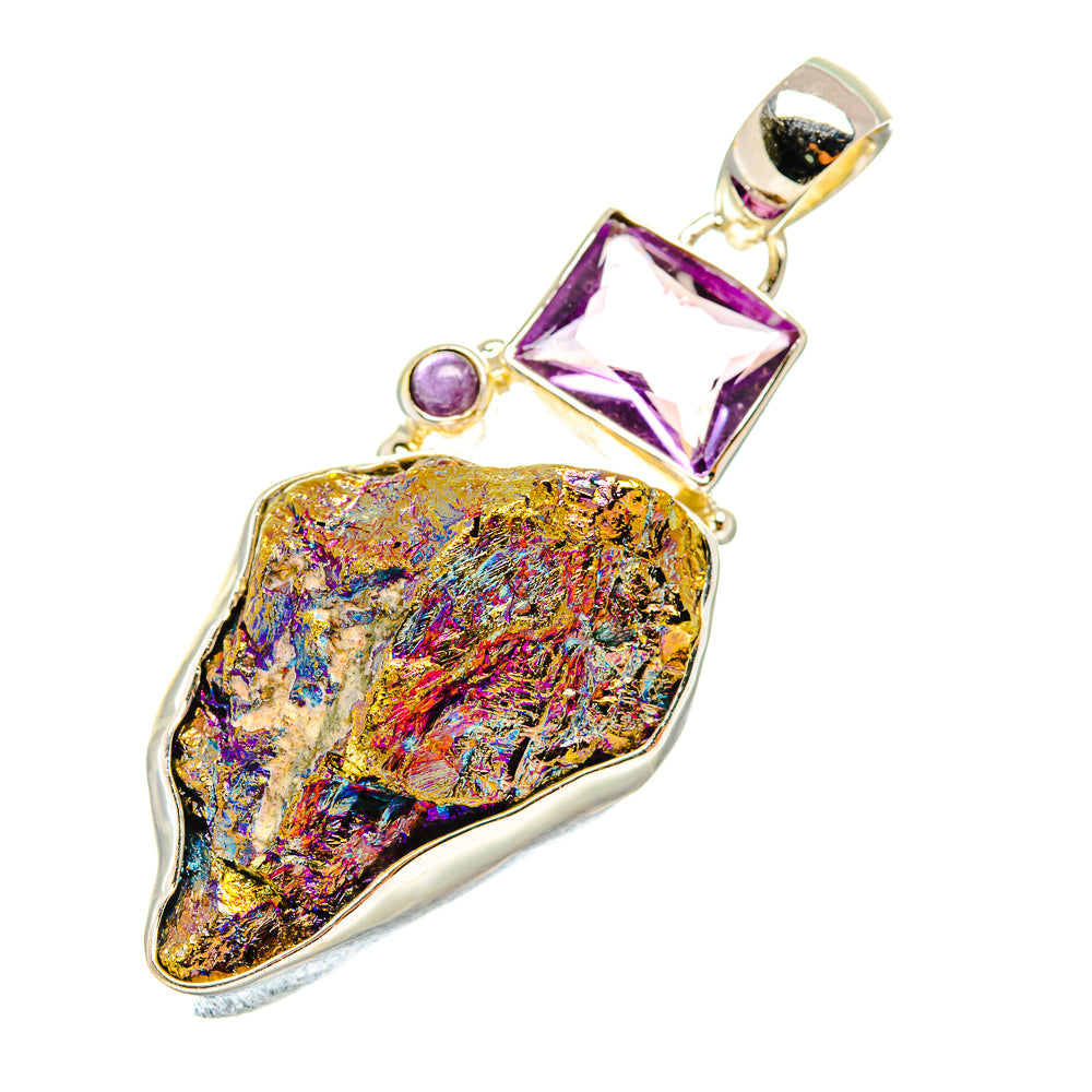 Titanium Druzy Pendants handcrafted by Anasilvercos - PD7373