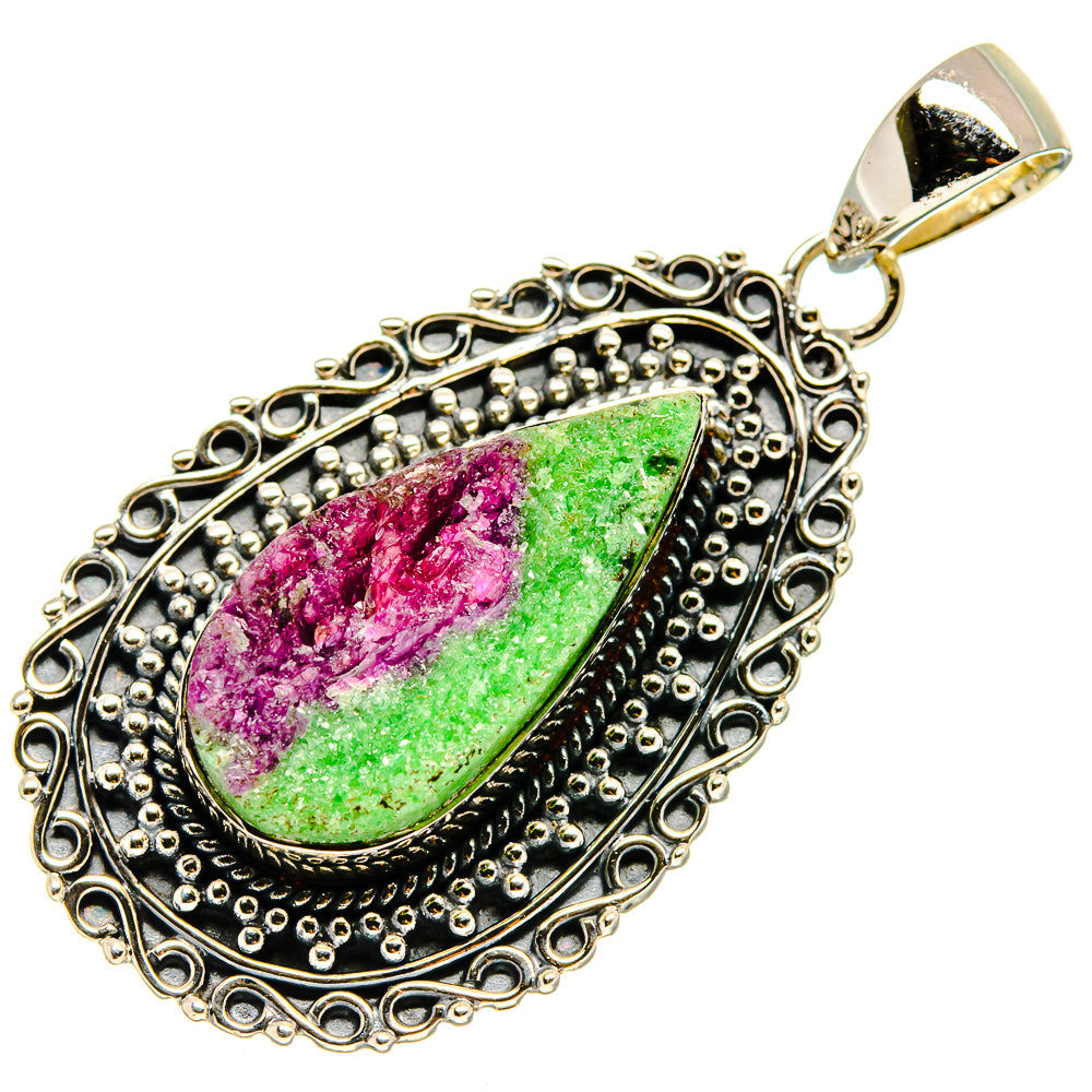 Ruby Zoisite Pendants handcrafted by Anasilvercos - PD737403