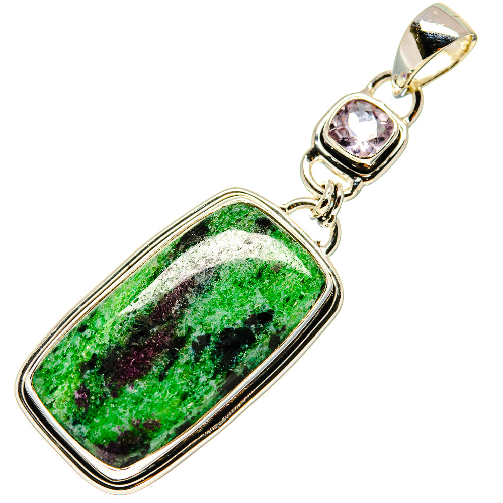 Ruby Zoisite Pendants handcrafted by Anasilvercos - PD737515