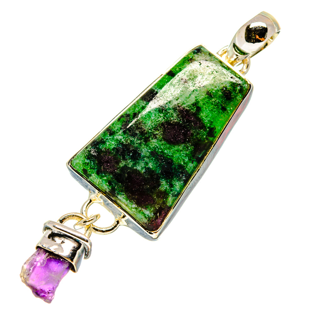 Ruby Zoisite Pendants handcrafted by Anasilvercos - PD737556