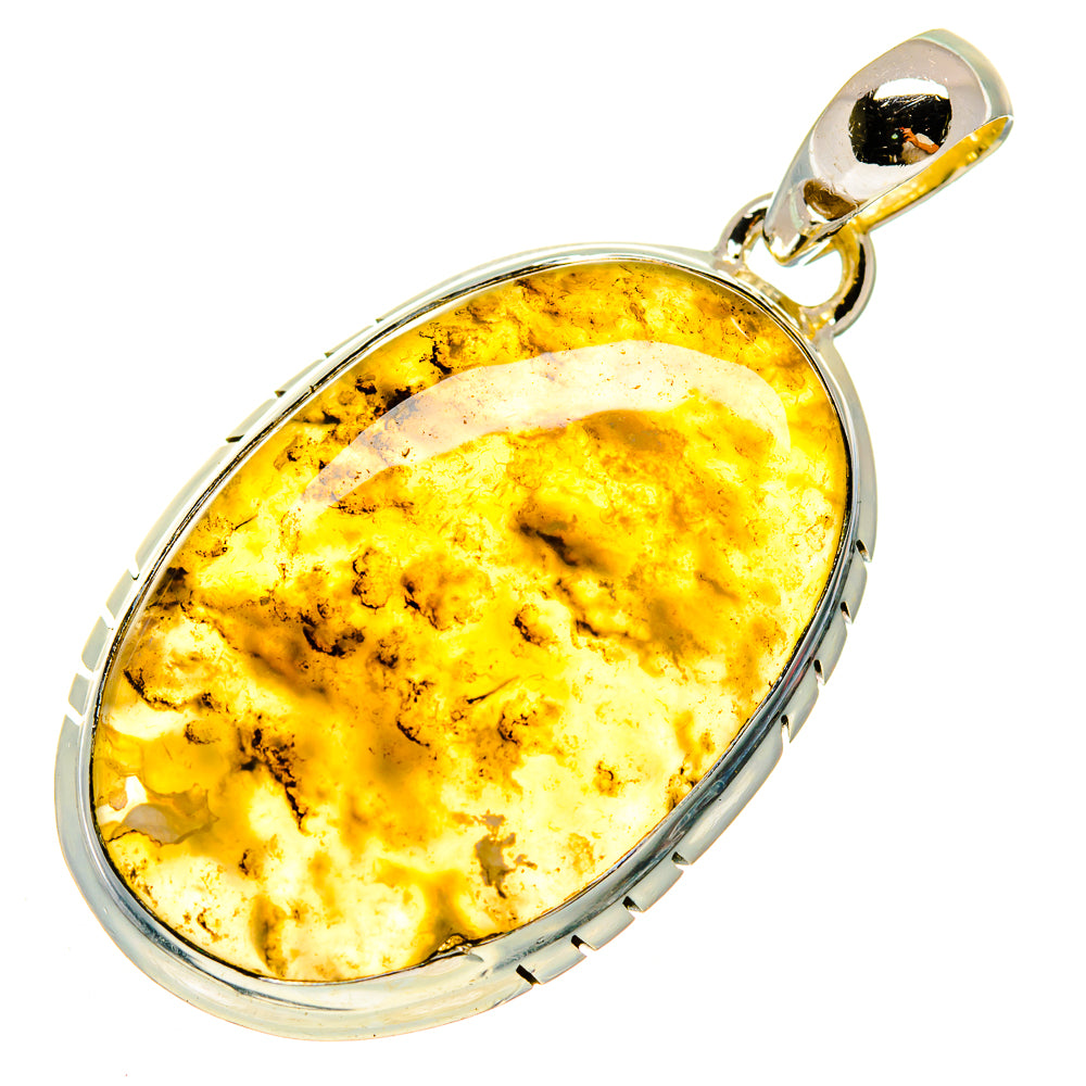 Plume Agate Pendants handcrafted by Anasilvercos - PD737655