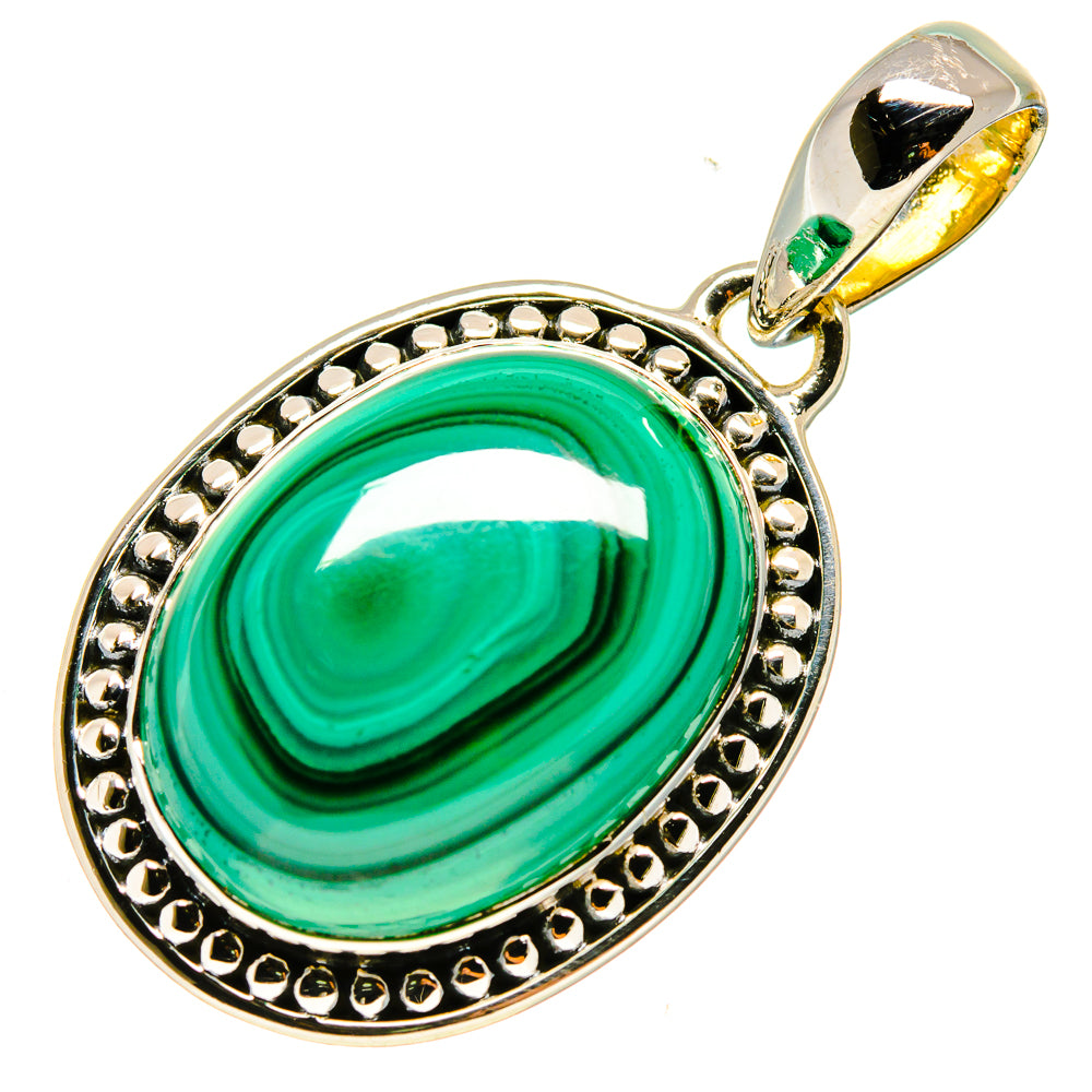 Malachite Pendants handcrafted by Anasilvercos - PD737731