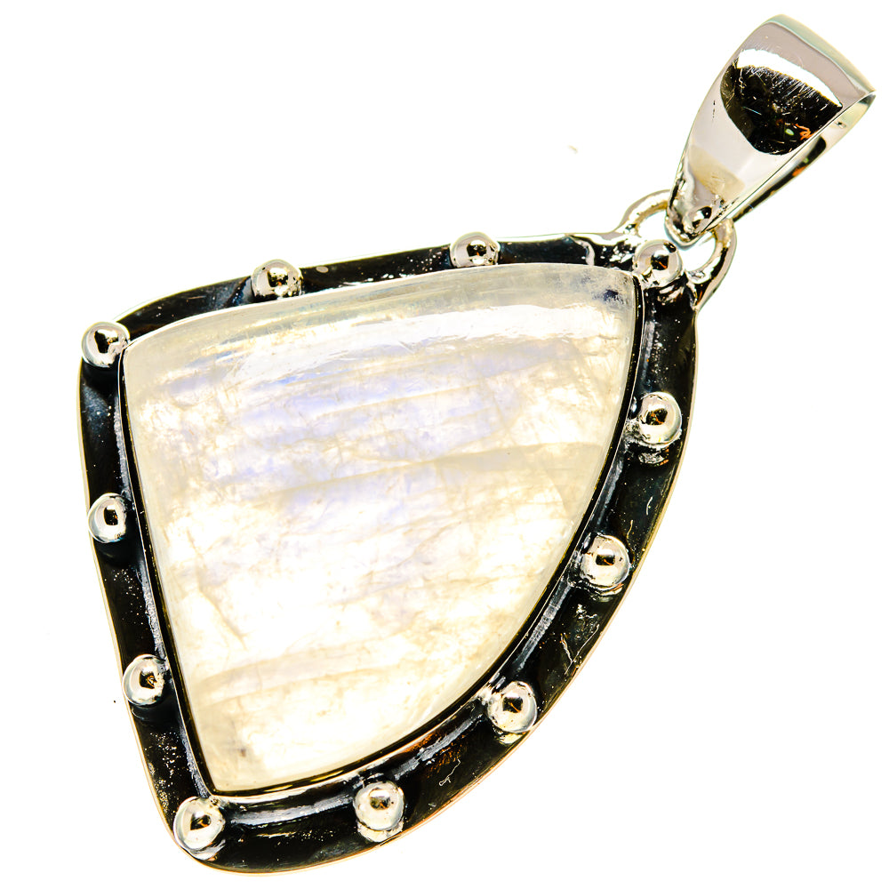 Rainbow Moonstone Pendants handcrafted by Anasilvercos - PD737748