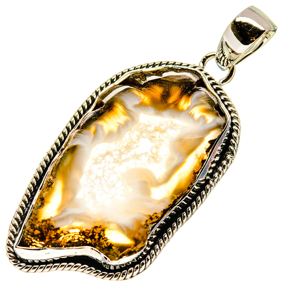 Occo Geode Slice Pendants handcrafted by Anasilvercos - PD737775