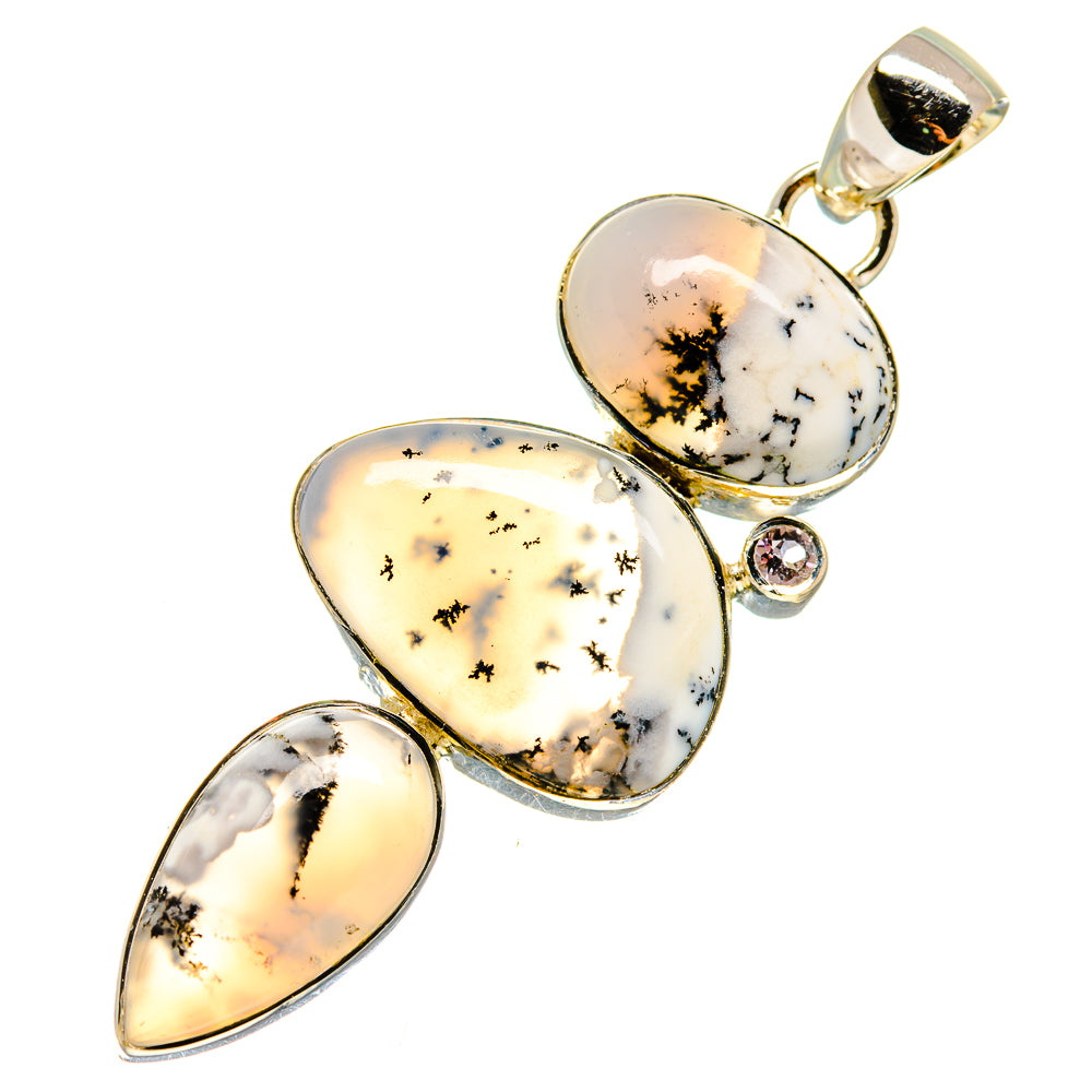 Dendritic Opal Pendants handcrafted by Anasilvercos - PD737778