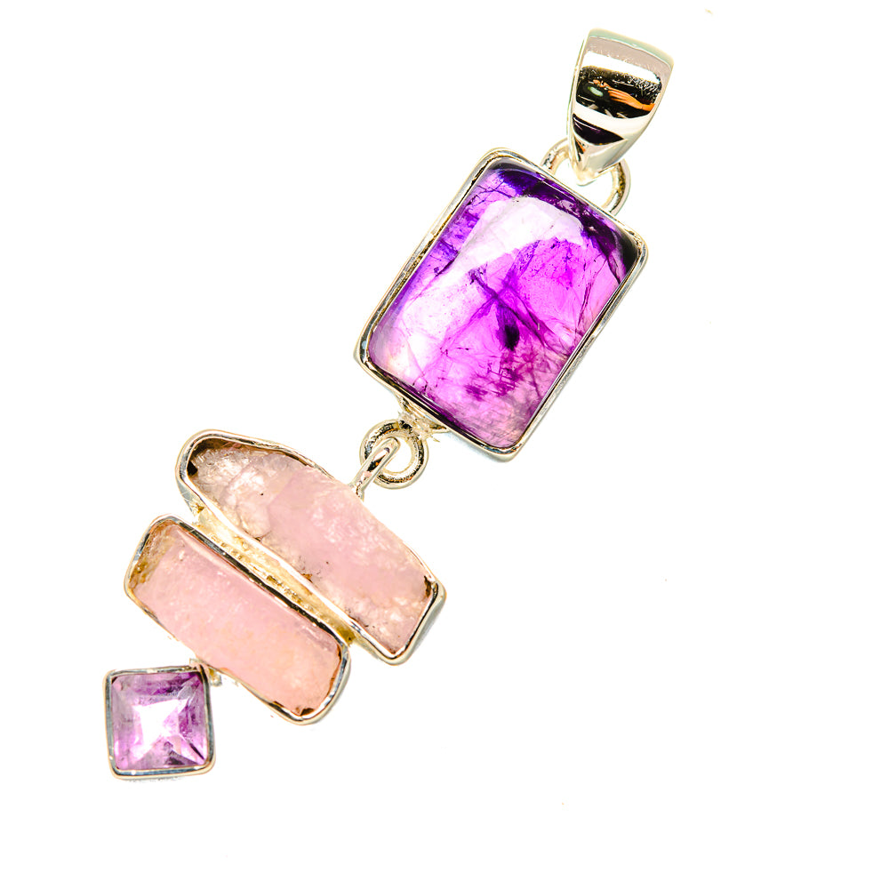 Amethyst Pendants handcrafted by Anasilvercos - PD7378