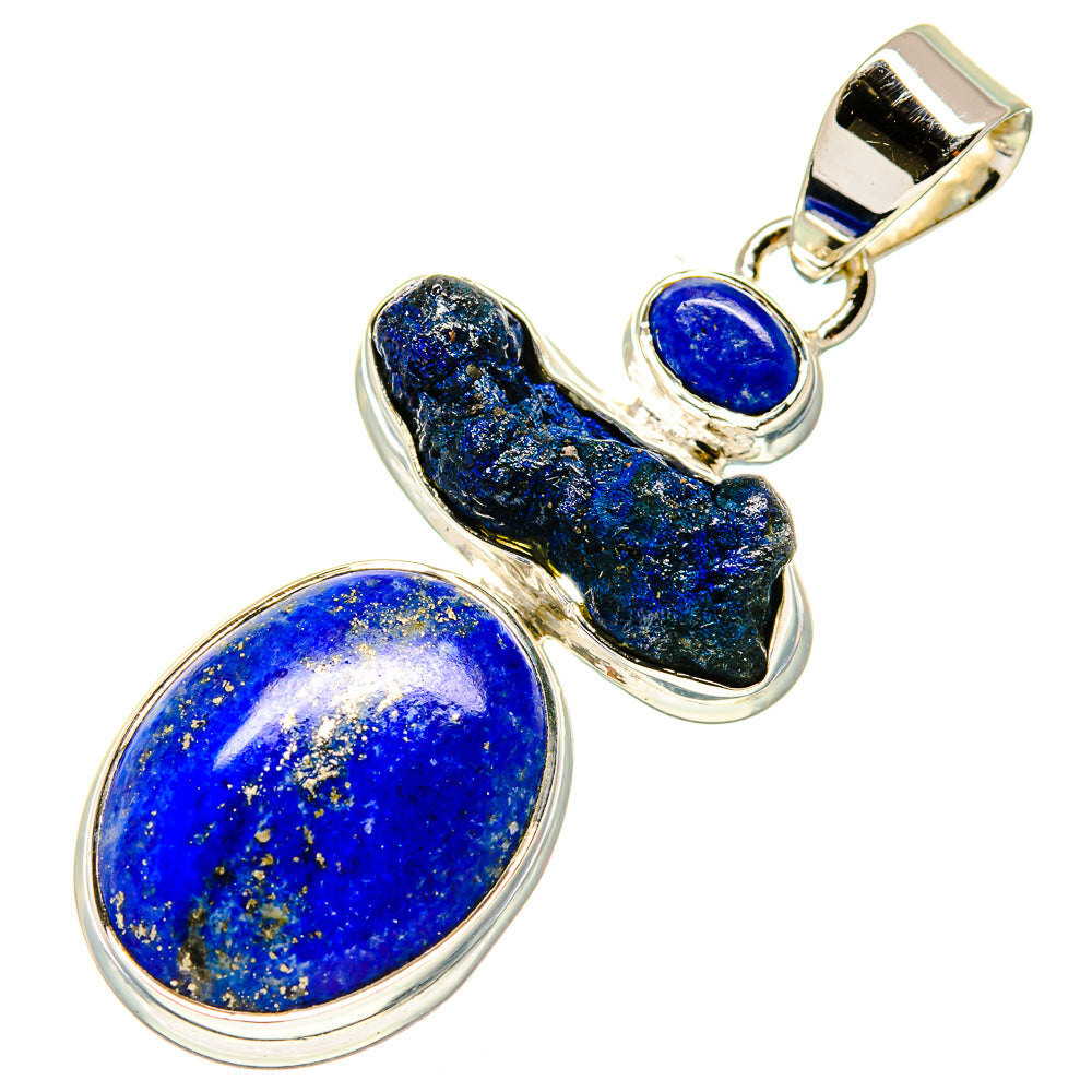 Lapis Lazuli Pendants handcrafted by Anasilvercos - PD737807