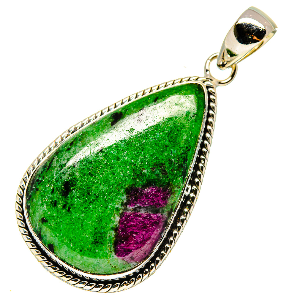 Ruby Zoisite Pendants handcrafted by Anasilvercos - PD737817