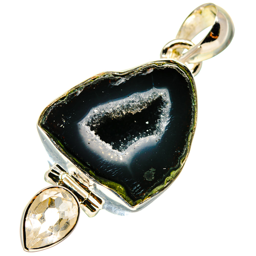 Coconut Geode Druzy Pendants handcrafted by Anasilvercos - PD737824