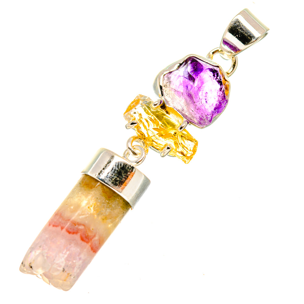 Amethyst Stalactite Pendants handcrafted by Anasilvercos - PD7379