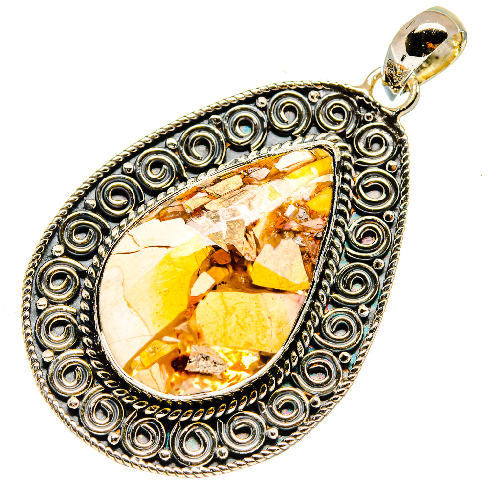 Brecciated Mookaite Pendants handcrafted by Anasilvercos - PD738037
