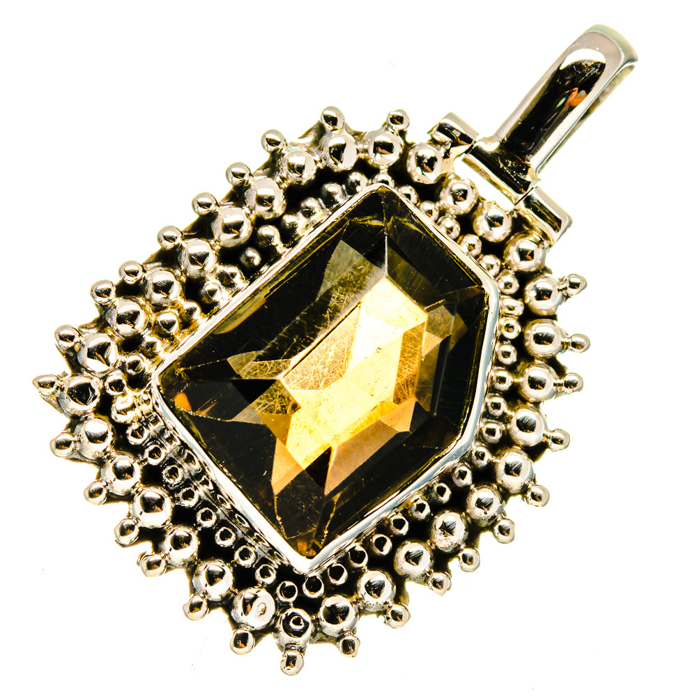 Smoky Quartz Pendants handcrafted by Anasilvercos - PD738052