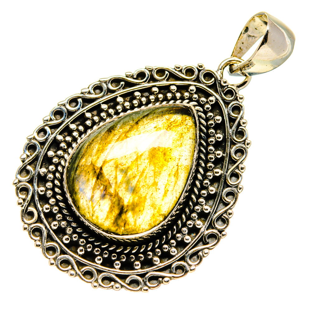 Labradorite Pendants handcrafted by Anasilvercos - PD738167