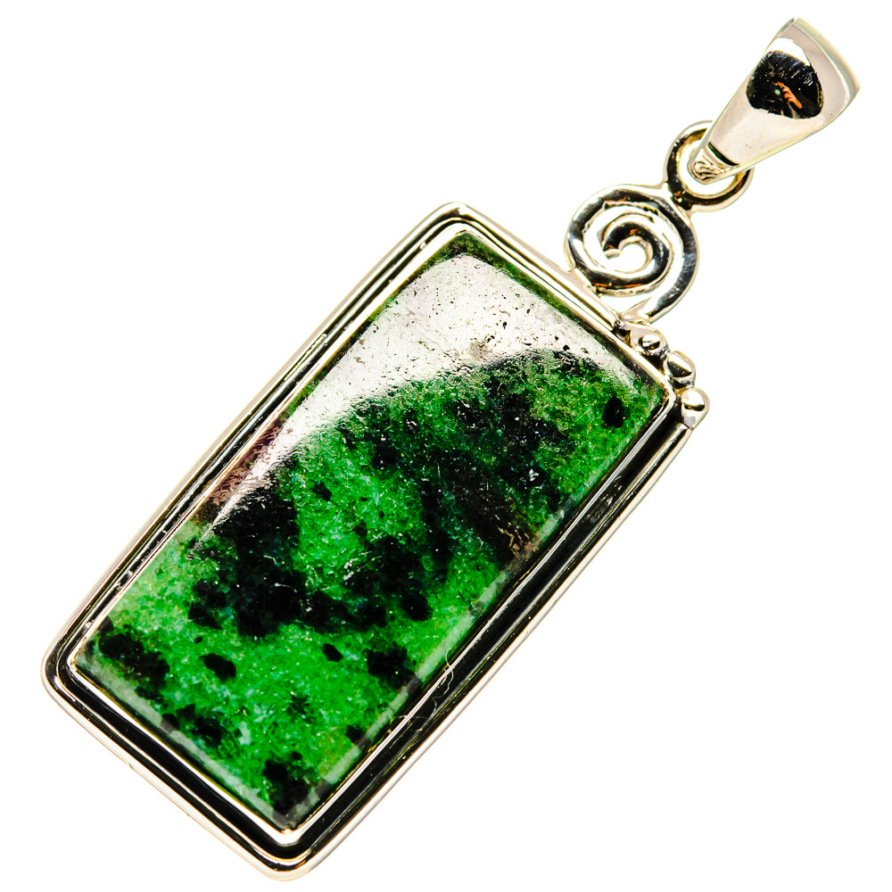 Ruby Zoisite Pendants handcrafted by Anasilvercos - PD738566