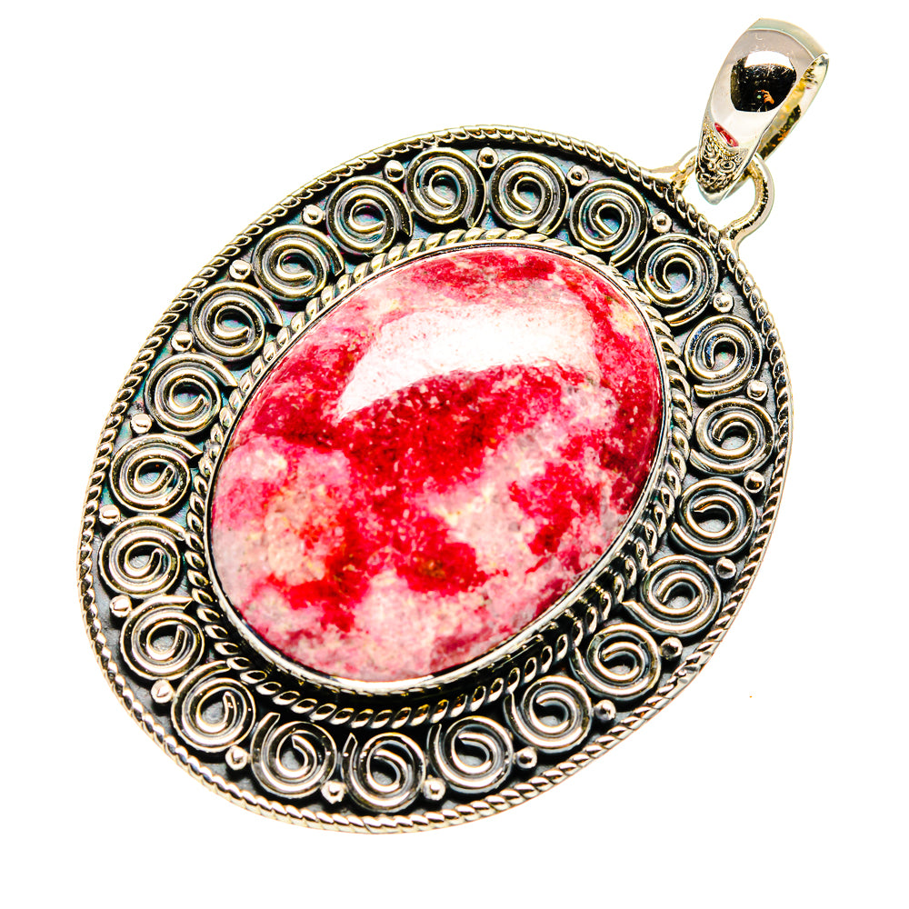 Thulite Pendants handcrafted by Anasilvercos - PD738651