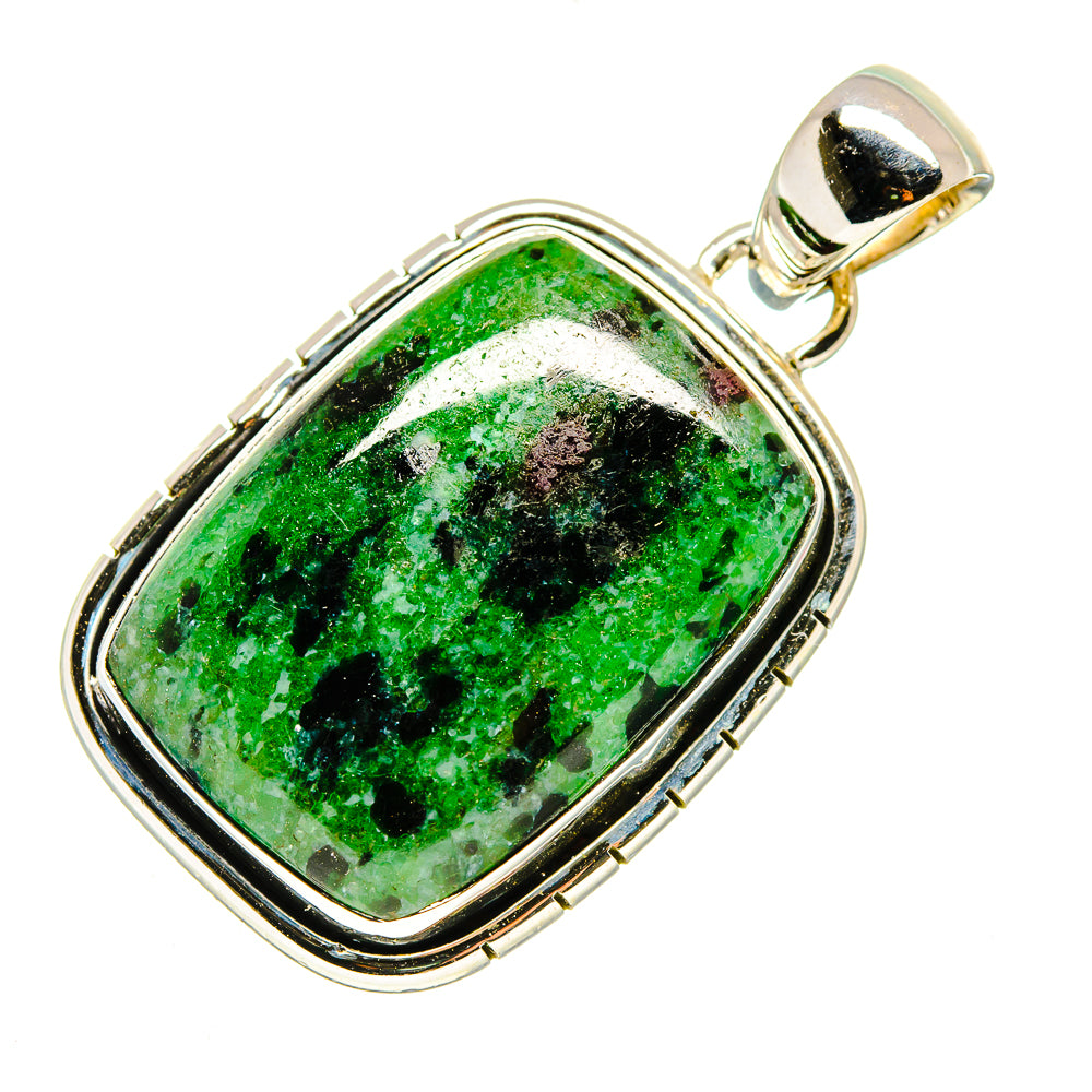 Ruby Zoisite Pendants handcrafted by Anasilvercos - PD738832