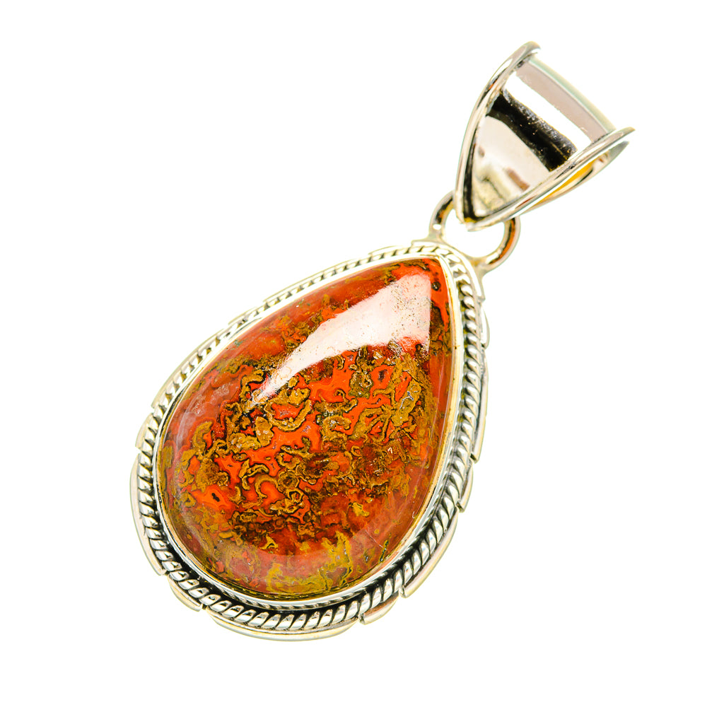 Moroccan Agate Pendants handcrafted by Anasilvercos - PD7390