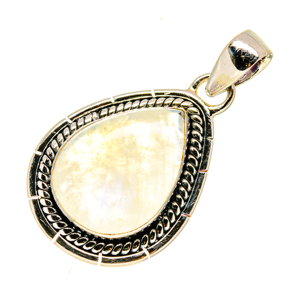 Rainbow Moonstone Pendants handcrafted by Anasilvercos - PD739177