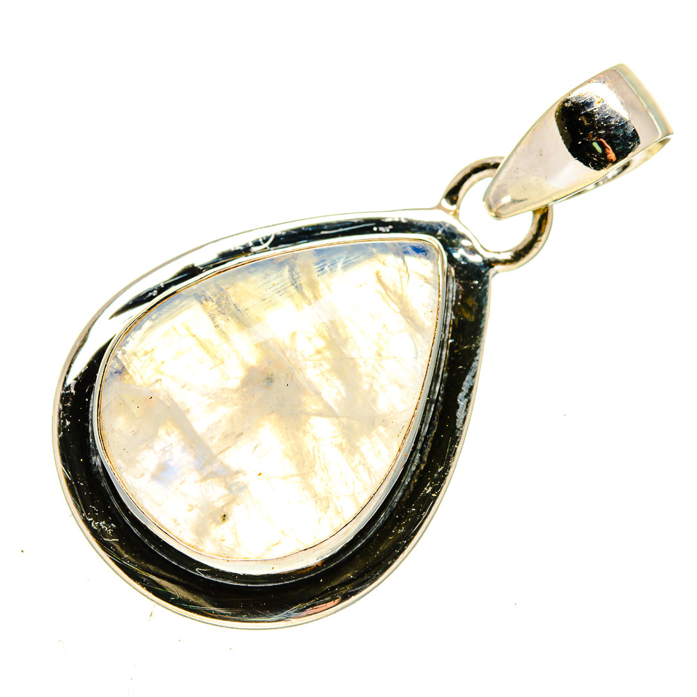Rainbow Moonstone Pendants handcrafted by Anasilvercos - PD739196