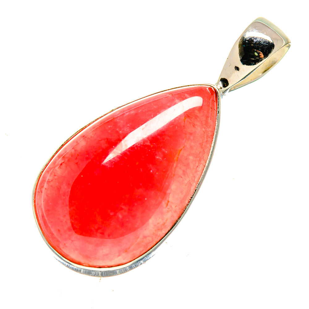 Pink Agate Pendants handcrafted by Anasilvercos - PD739226