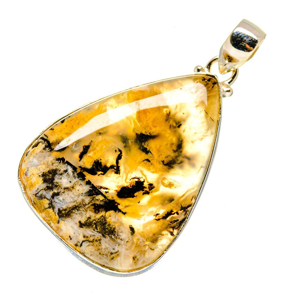 Plume Agate Pendants handcrafted by Anasilvercos - PD739304