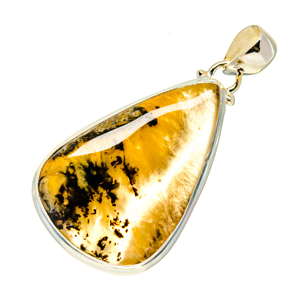 Plume Agate Pendants handcrafted by Anasilvercos - PD739369